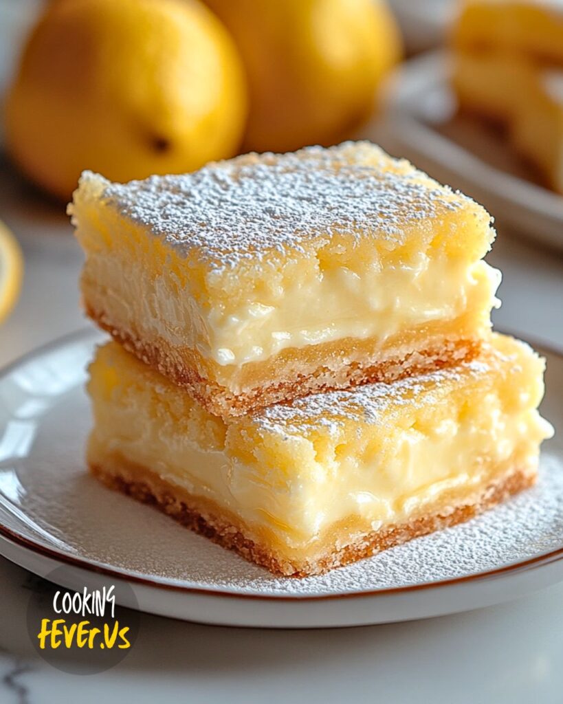 Vanilla Custard Cream Squares Recipe