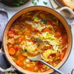 Vegan Hearty Cabbage Soup Recipe