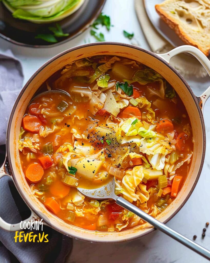 Vegan Hearty Cabbage Soup Recipe