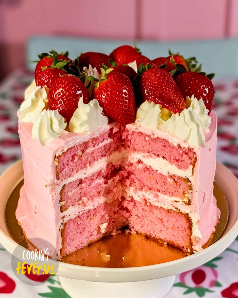 Making Vegan Strawberry Cake