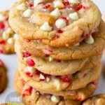 White Chocolate Candy Cane Cookies Recipe