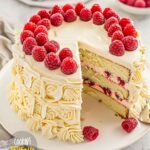 White Chocolate Raspberry Cake Recipe