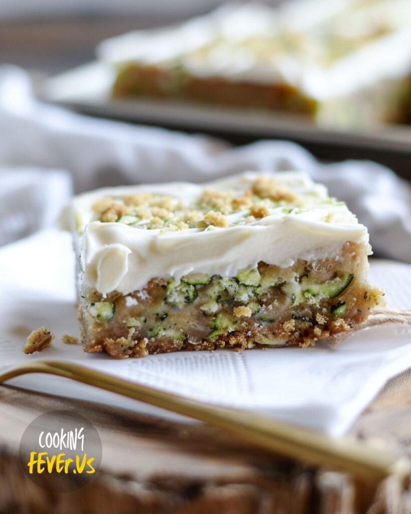 Zucchini Bars with Cream Cheese Icing