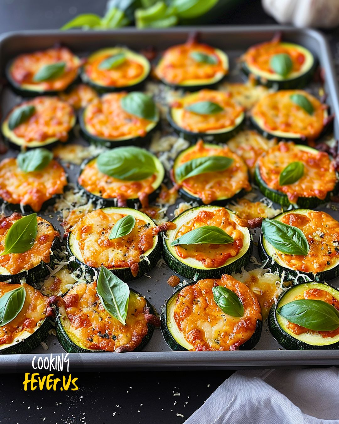 Zucchini Pizza Bites (4 Ingredients Only) Recipe