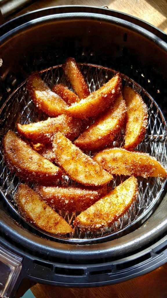 Air Fryer Apple Wedges