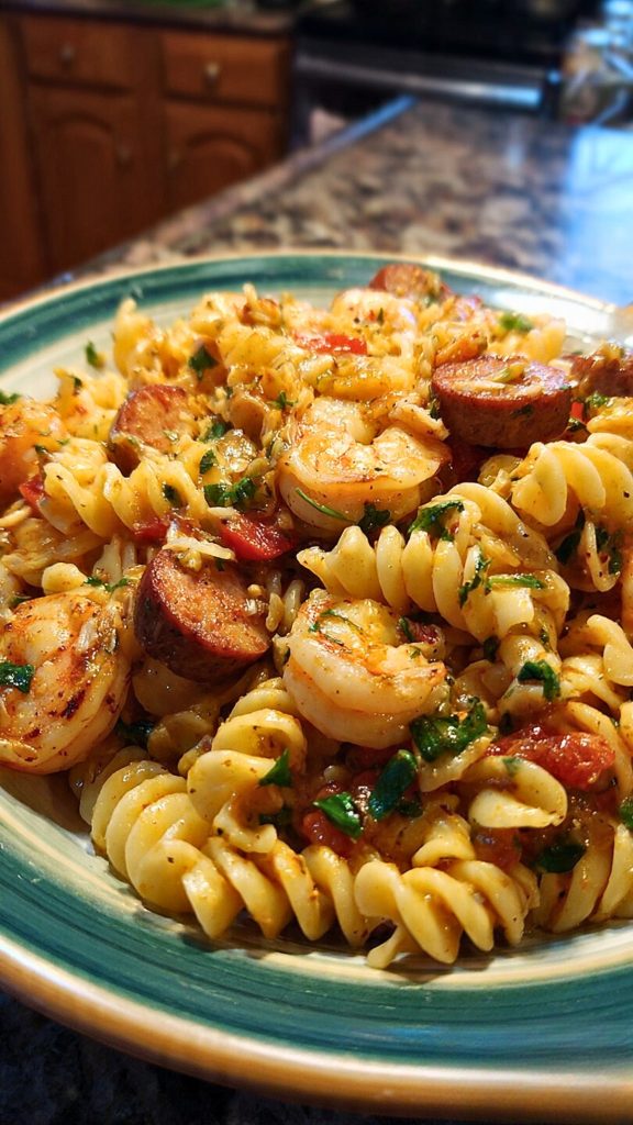 Cajun Shrimp And Sausage Pasta