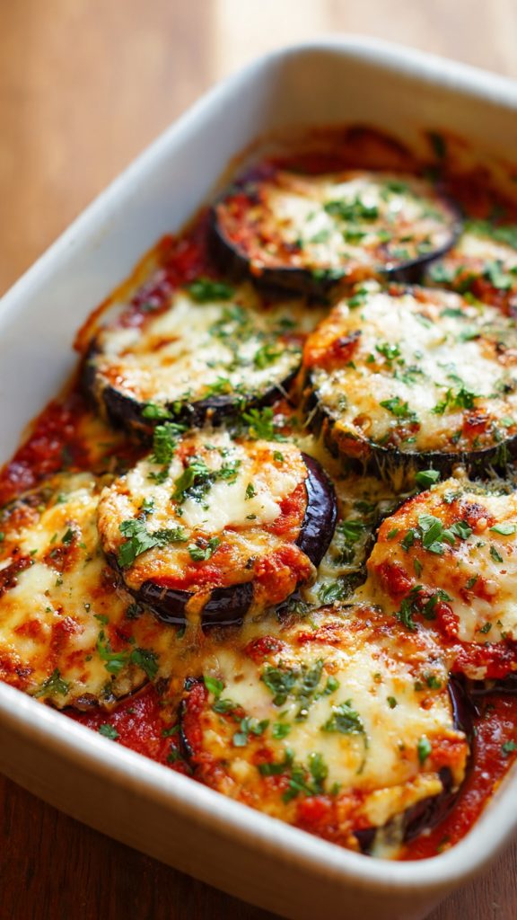 Cheesy Eggplant Casserole – One-Pan Oven Baked
