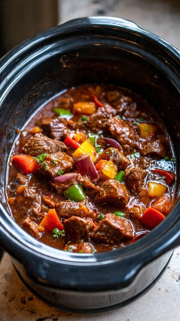 Crockpot Beef And Pepper