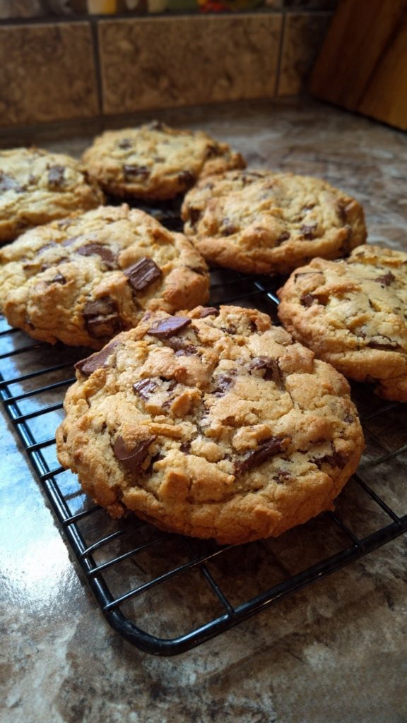 Giant Chocolate Chip Cookies