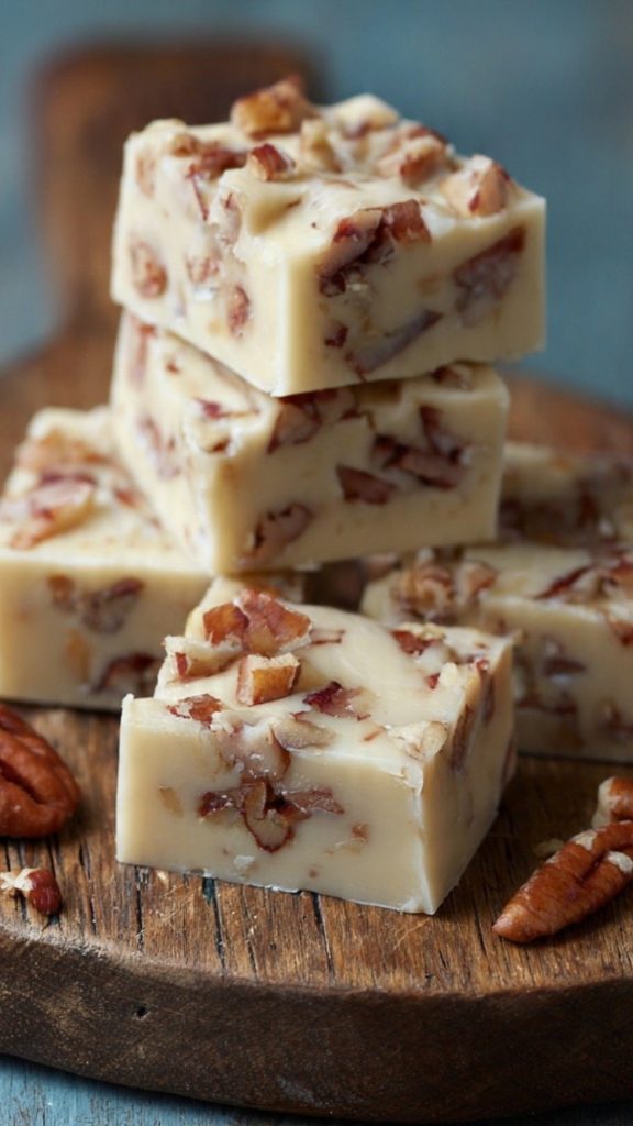 White Chocolate Pecan Fudge – Easy Holiday Gift